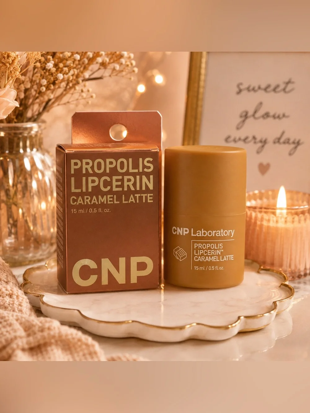 ☕ CNP Laboratory Propolis Lipcerin Café Edition Caramel Latte 15ml — NEW